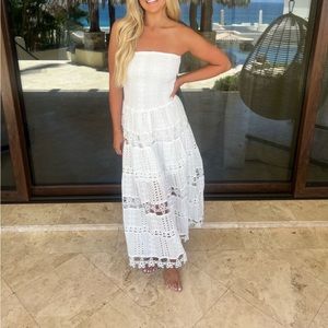 Lola eyelet white dress